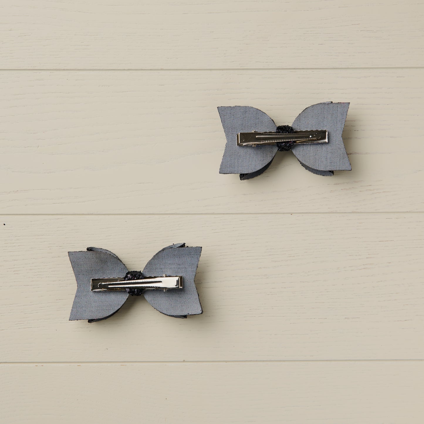 2pcs Black Jazz Glitter 3" Hair Bows