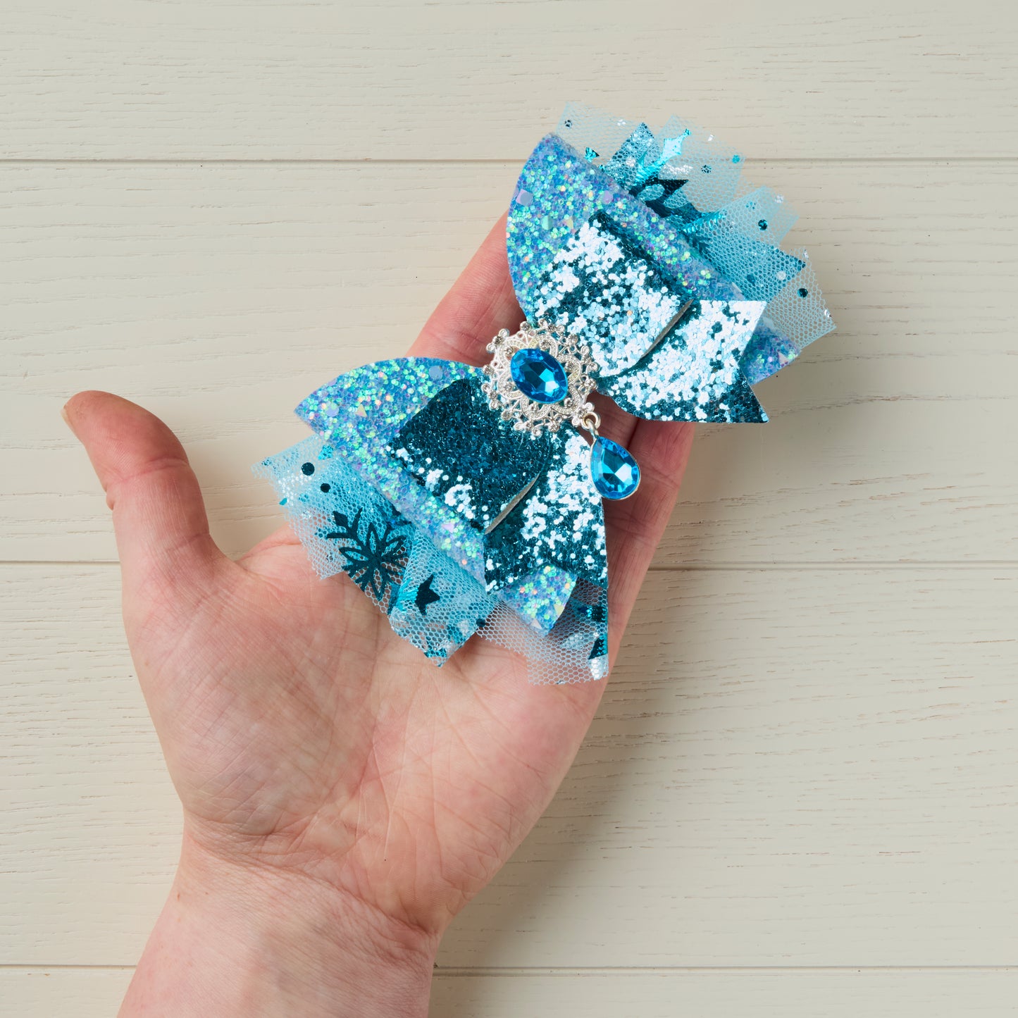 Luxury Winter Hair Bow
