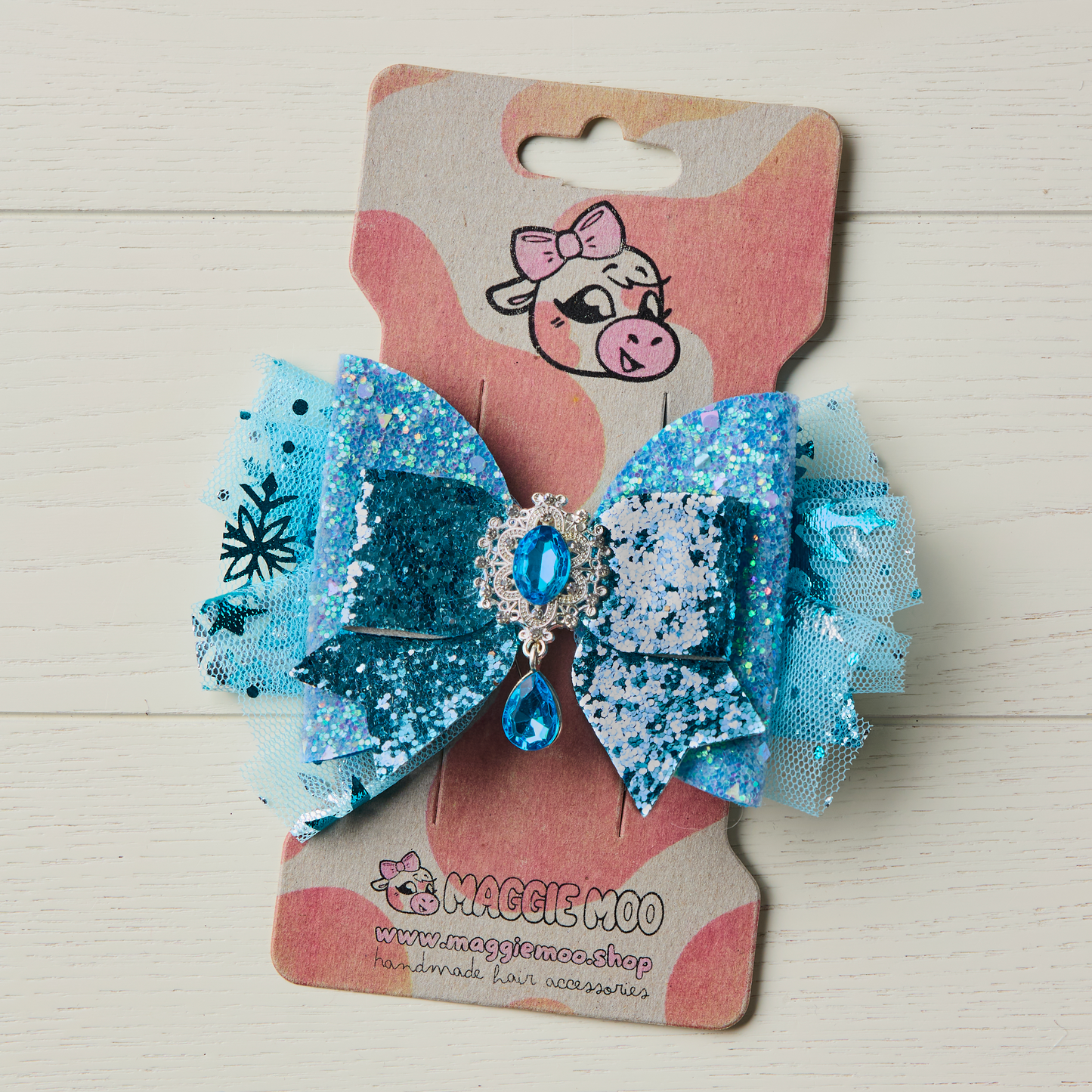 Luxury Winter Hair Bow