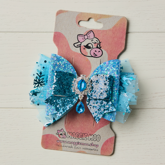 Luxury Winter Hair Bow