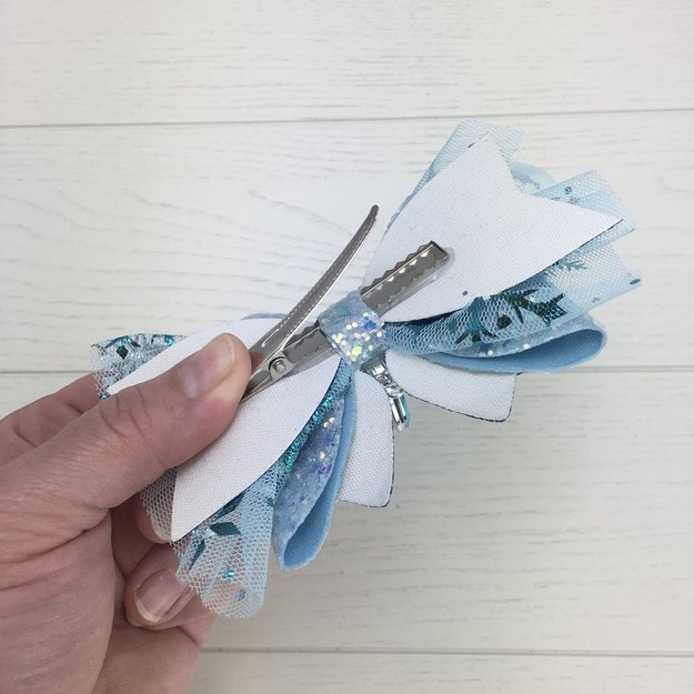 Luxury Winter Hair Bow