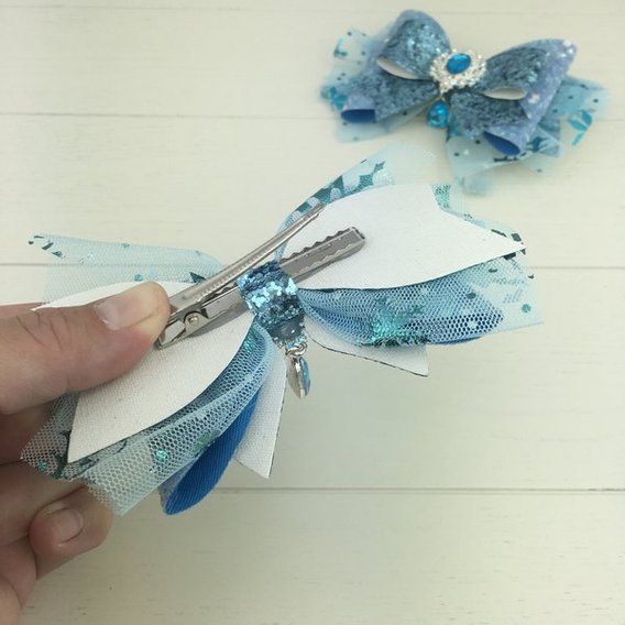 Luxury Winter Hair Bow